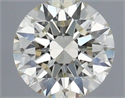 Natural Diamond 0.40 Carats, Round with Excellent Cut, J Color, VS1 Clarity and Certified by IGI