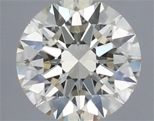 Picture of Natural Diamond 0.40 Carats, Round with Excellent Cut, J Color, VS1 Clarity and Certified by IGI