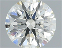 Natural Diamond 0.40 Carats, Round with Excellent Cut, J Color, VS1 Clarity and Certified by IGI