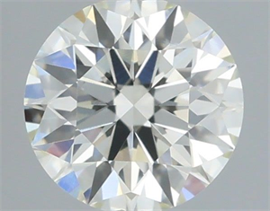 Picture of Natural Diamond 0.40 Carats, Round with Excellent Cut, J Color, VS1 Clarity and Certified by IGI