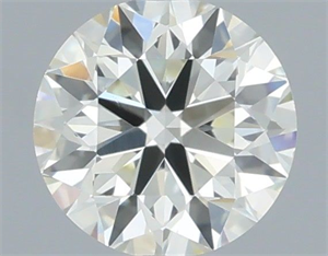 Picture of Natural Diamond 0.40 Carats, Round with Excellent Cut, J Color, VS1 Clarity and Certified by IGI