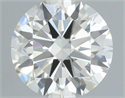 Natural Diamond 0.41 Carats, Round with Excellent Cut, J Color, VS1 Clarity and Certified by IGI