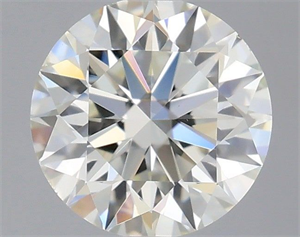 Picture of Natural Diamond 0.41 Carats, Round with Excellent Cut, J Color, VS1 Clarity and Certified by IGI