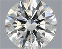 Natural Diamond 0.40 Carats, Round with Excellent Cut, J Color, SI1 Clarity and Certified by IGI