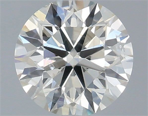 Picture of Natural Diamond 0.40 Carats, Round with Excellent Cut, J Color, SI1 Clarity and Certified by IGI