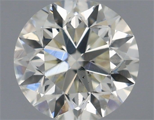 Picture of Natural Diamond 0.41 Carats, Round with Very Good Cut, J Color, VS2 Clarity and Certified by IGI