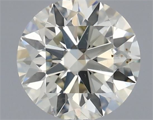 Picture of Natural Diamond 0.40 Carats, Round with Excellent Cut, J Color, SI1 Clarity and Certified by IGI