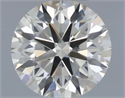 Natural Diamond 0.42 Carats, Round with Excellent Cut, J Color, VS2 Clarity and Certified by IGI