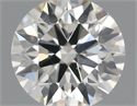 Natural Diamond 0.40 Carats, Round with Excellent Cut, J Color, SI1 Clarity and Certified by IGI