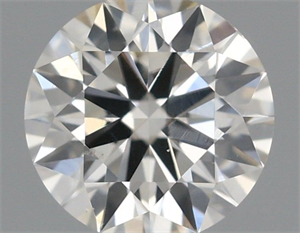 Picture of Natural Diamond 0.40 Carats, Round with Excellent Cut, J Color, SI1 Clarity and Certified by IGI