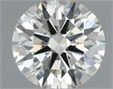 Natural Diamond 0.41 Carats, Round with Excellent Cut, J Color, VS2 Clarity and Certified by IGI