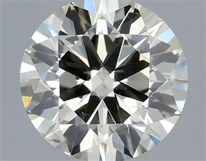 Picture of Natural Diamond 0.40 Carats, Round with Excellent Cut, J Color, SI1 Clarity and Certified by IGI