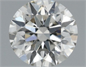 Natural Diamond 0.41 Carats, Round with Excellent Cut, J Color, SI1 Clarity and Certified by IGI