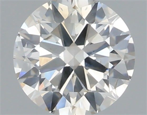 Picture of Natural Diamond 0.42 Carats, Round with Excellent Cut, J Color, SI1 Clarity and Certified by IGI