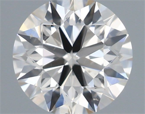 Picture of Natural Diamond 0.41 Carats, Round with Excellent Cut, J Color, SI1 Clarity and Certified by IGI