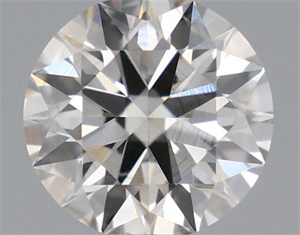 Picture of Natural Diamond 0.41 Carats, Round with Excellent Cut, J Color, SI1 Clarity and Certified by IGI