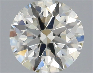 Picture of Natural Diamond 0.41 Carats, Round with Excellent Cut, J Color, SI1 Clarity and Certified by IGI