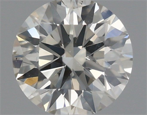 Picture of Natural Diamond 0.40 Carats, Round with Excellent Cut, J Color, SI1 Clarity and Certified by IGI
