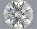 Natural Diamond 0.40 Carats, Round with Excellent Cut, J Color, SI1 Clarity and Certified by IGI