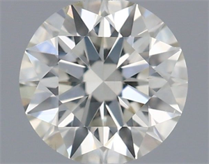 Picture of Natural Diamond 0.40 Carats, Round with Excellent Cut, J Color, SI1 Clarity and Certified by IGI