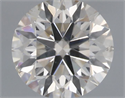 Natural Diamond 0.40 Carats, Round with Excellent Cut, J Color, SI2 Clarity and Certified by IGI