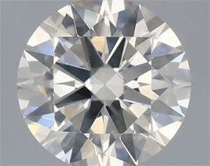 Picture of Natural Diamond 0.40 Carats, Round with Excellent Cut, J Color, SI2 Clarity and Certified by IGI