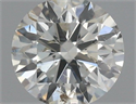Natural Diamond 0.40 Carats, Round with Excellent Cut, J Color, SI2 Clarity and Certified by IGI