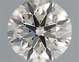 Picture of Natural Diamond 0.40 Carats, Round with Excellent Cut, J Color, SI2 Clarity and Certified by IGI