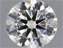 Natural Diamond 0.40 Carats, Round with Excellent Cut, J Color, SI2 Clarity and Certified by IGI