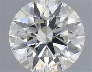 Foto Diamante Natural 0.40 quilates, Redondo , Color J, claridad SI2 y certificado IGI de