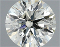 Natural Diamond 0.40 Carats, Round with Excellent Cut, K Color, SI1 Clarity and Certified by IGI