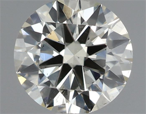 Picture of Natural Diamond 0.44 Carats, Round with Excellent Cut, K Color, VS2 Clarity and Certified by IGI