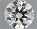 Natural Diamond 0.40 Carats, Round with Very Good Cut, K Color, VS2 Clarity and Certified by IGI