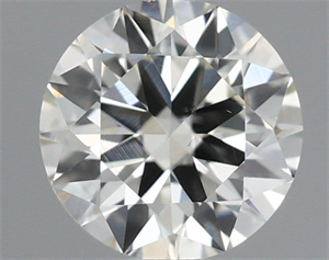 Picture of Natural Diamond 0.40 Carats, Round with Very Good Cut, K Color, VS2 Clarity and Certified by IGI