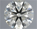 Natural Diamond 0.40 Carats, Round with Excellent Cut, K Color, SI1 Clarity and Certified by IGI
