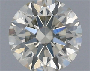 Picture of Natural Diamond 0.40 Carats, Round with Excellent Cut, K Color, SI1 Clarity and Certified by IGI