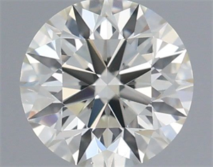 Picture of Natural Diamond 0.40 Carats, Round with Excellent Cut, K Color, SI1 Clarity and Certified by IGI