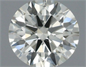 Natural Diamond 0.40 Carats, Round with Excellent Cut, K Color, VS2 Clarity and Certified by IGI