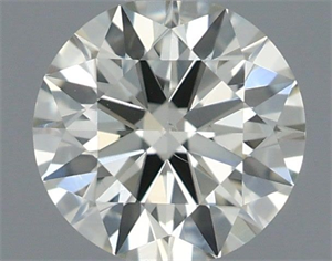 Picture of Natural Diamond 0.40 Carats, Round with Excellent Cut, K Color, VS2 Clarity and Certified by IGI
