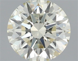 Picture of Natural Diamond 0.41 Carats, Round with Excellent Cut, K Color, SI1 Clarity and Certified by IGI
