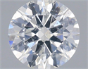 Natural Diamond 0.40 Carats, Round with Excellent Cut, G Color, I1 Clarity and Certified by IGI