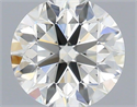 Natural Diamond 0.50 Carats, Round with Excellent Cut, I Color, VS1 Clarity and Certified by IGI