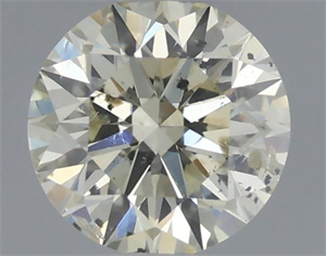 Picture of Natural Diamond 0.51 Carats, Round with Excellent Cut, L Color, SI2 Clarity and Certified by IGI