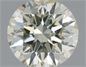 Diamante Natural 0.54 quilates, Redondo , Color L, claridad SI2 y certificado IGI