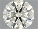 Natural Diamond 0.55 Carats, Round with Excellent Cut, M Color, VS1 Clarity and Certified by IGI