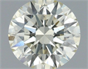 Diamante Natural 0.50 quilates, Redondo , Color L, claridad SI1 y certificado IGI