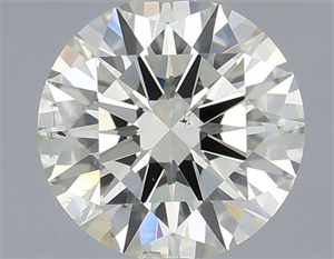 Picture of Natural Diamond 0.50 Carats, Round with Excellent Cut, L Color, SI1 Clarity and Certified by IGI