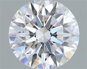 Picture of Natural Diamond 0.45 Carats, Round with Excellent Cut, D Color, VS1 Clarity and Certified by IGI
