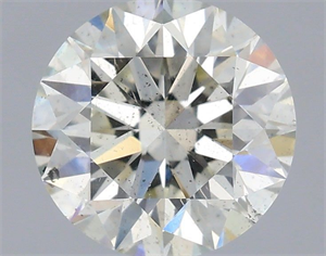 Picture of Natural Diamond 0.81 Carats, Round with Excellent Cut, J Color, SI1 Clarity and Certified by IGI