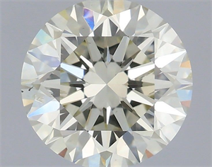Picture of Natural Diamond 0.80 Carats, Round with Excellent Cut, K Color, SI1 Clarity and Certified by IGI
